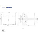 Двухстоечный электрогидравлический подъемник с нижней синхронизацией Autolift 6.0 (6,0т/380В), Weber, Германия - Китай mini 4