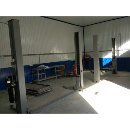 Двухстоечный электрогидравлический подъемник с нижней синхр. SE-4000, 4,0т (380В/220В), SKYRACK, Китай-Англия 3