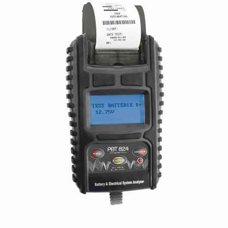 Профессиональный тестер проверки аккумуляторов со встроенным принтером, PBT 824, GYS, Франция 