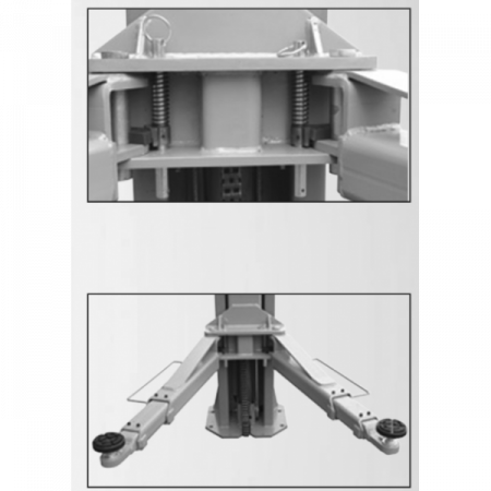 Двухстоечный с верхней синхронизацией электрогидр. подъемник SR-2055H (5,5т), SKYRACK, Великобритания-Китай 1