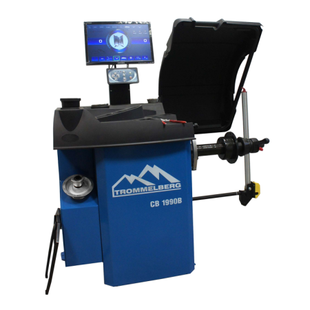 Станок балансировочный с автовводом данных и ЖК-монитором CB1990B (1Ф.х230В) Trommelberg (Германия - Китай) 1