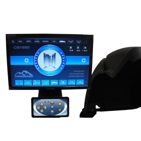 Станок балансировочный с автовводом данных и ЖК-монитором CB1990B (1Ф.х230В) Trommelberg (Германия - Китай) 2
