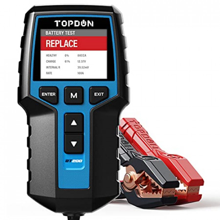 Тестер для автомобильных аккумуляторов BT 200, TOPDON, Китай 1