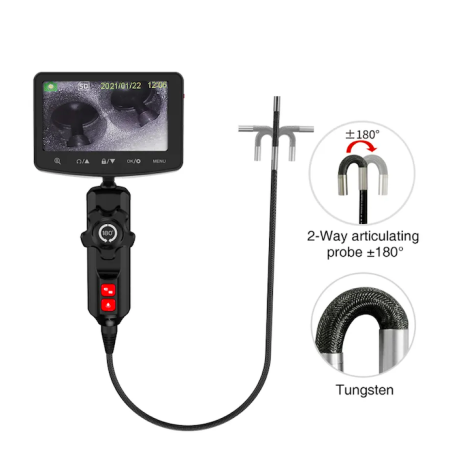 Видеоэндоскоп  US13-4.9 с 2х - сторонним артикуляционным 4,9 мм зондом, QBH, Китай 2