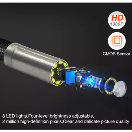 Видеоэндоскоп UW18-6 с 2х - сторонним артикуляционным 6,00мм зондом, QBH, Китай 6