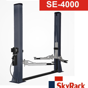 Двухстоечный электрогидравлический подъемник с нижней синхр. SE-4000, 4,0т (380В/220В), SKYRACK, Китай-Англия