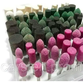 Набор – вулканит, резина, камень, войлок 100шт YDS Tools