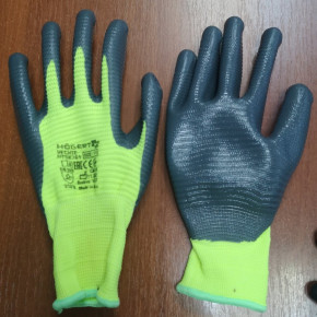 VECHTE: перчатки рабочие с нитриловым покрытием, HOEGERT